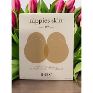 Nippies Skin LIFt B-Six Ultimate Nipple Covers, Sz:S/M 3" Creme Color Bra